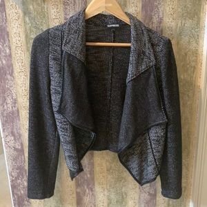 Express Black Sweater Jacket size S